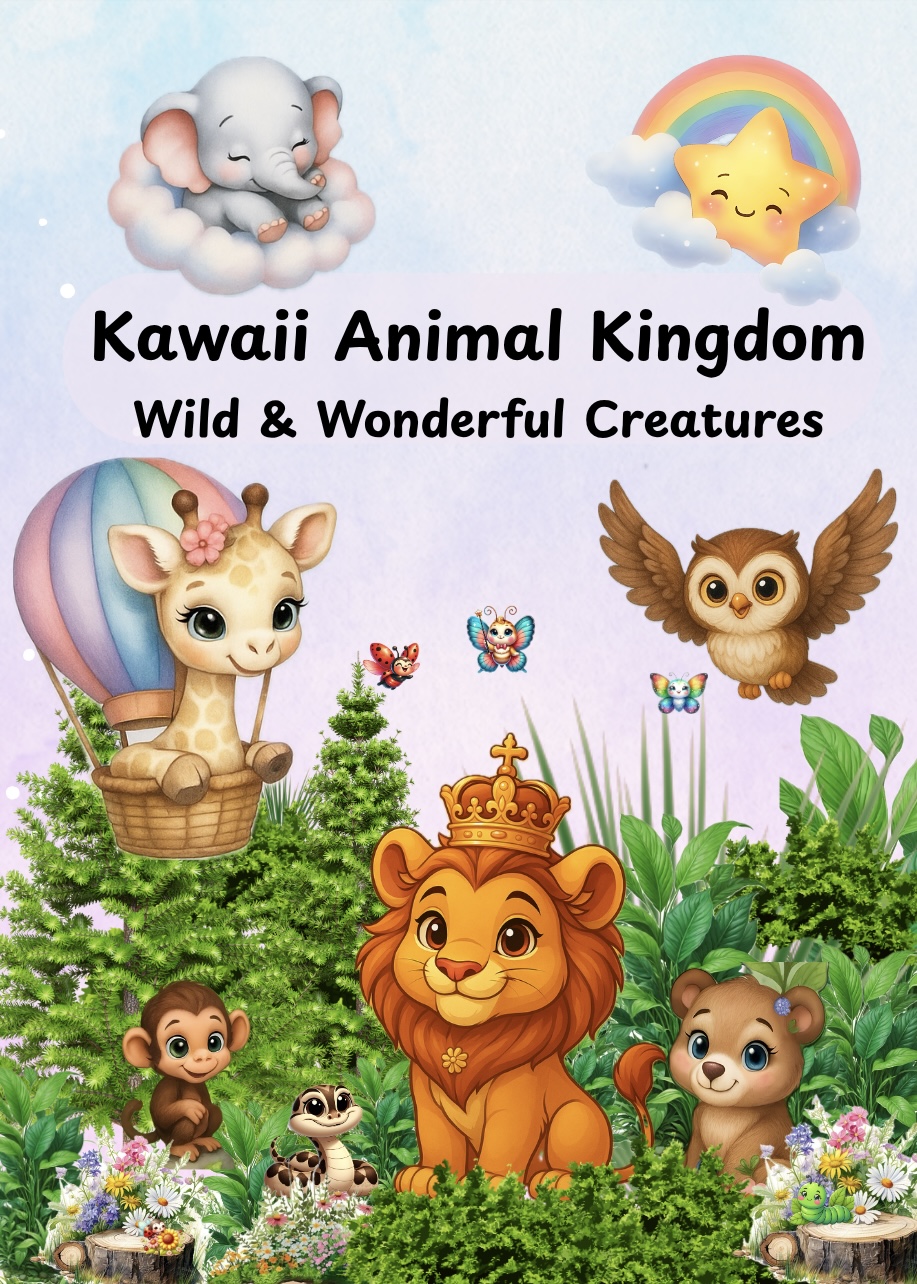 Kawaii Animal Kingdom: Wild & Wonderful Creatures cover